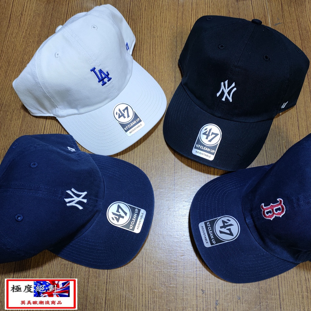 &lt;極度絕對&gt; 47 Brand MLB mini 小字 NY LA CLEAN UP  美國純正 水洗老帽 軟帽