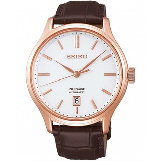 Seiko 精工錶 Presage 4R35-03P0K(SRPD42J1) 經典不敗機械腕錶/ 玫瑰金 42mm