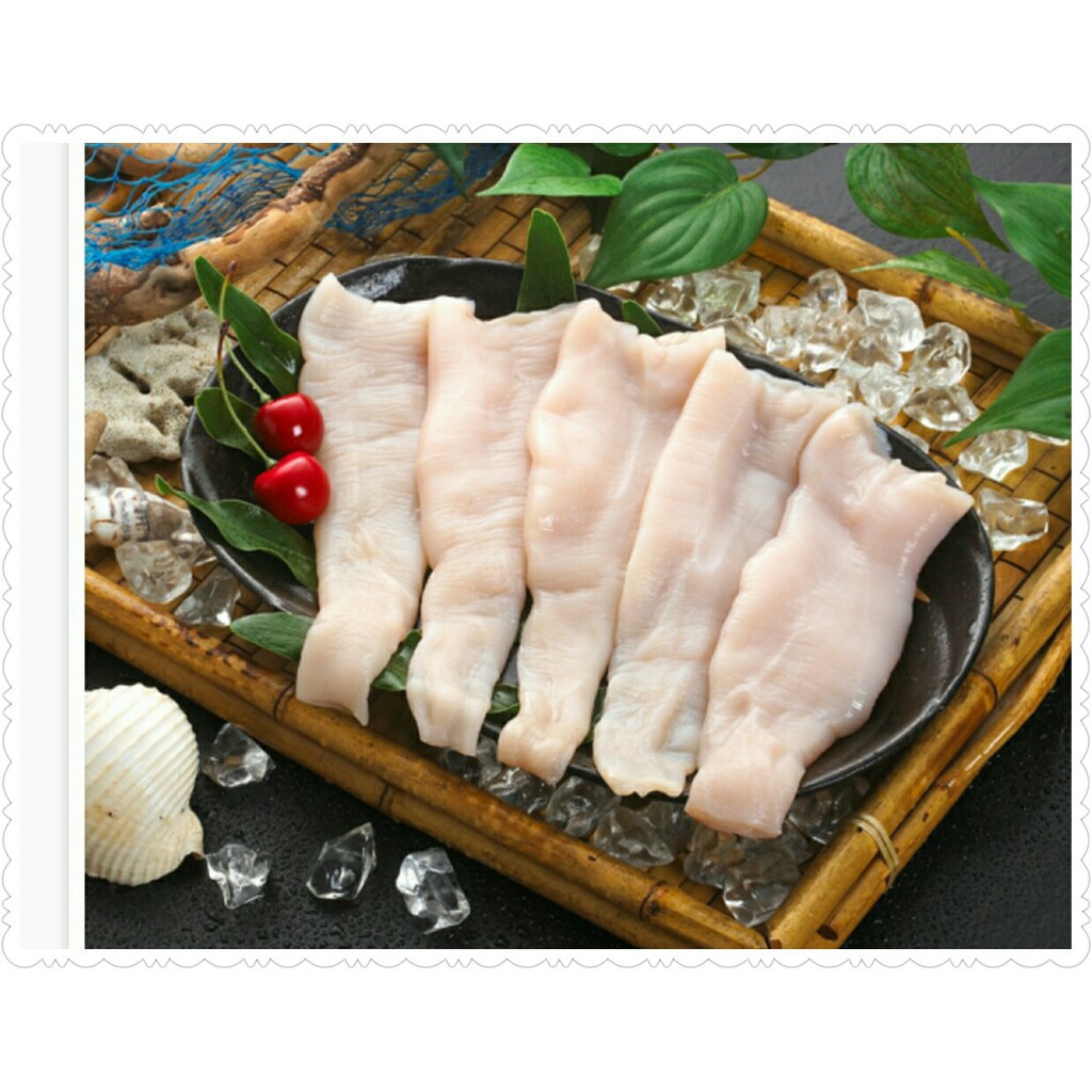 【海鮮-11】象拔蚌清肉  一包約8-12條  * 肉質脆嫩，蛋白質較多而脂肪少   **每包220元**