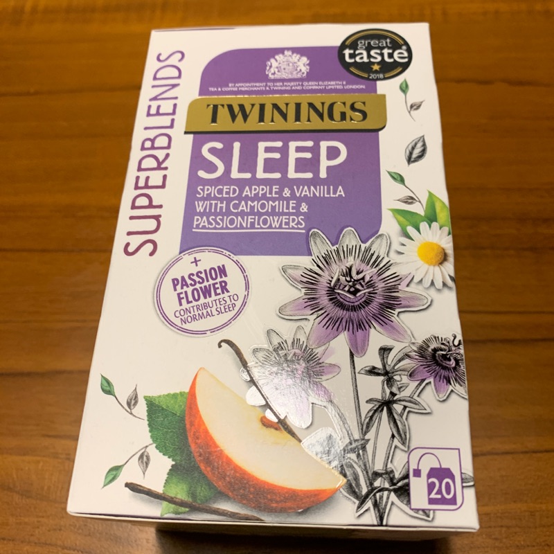 TWININGS SUPERBLENDS SLEEP 英國 唐寧茶 晚安茶 茶包 20包入