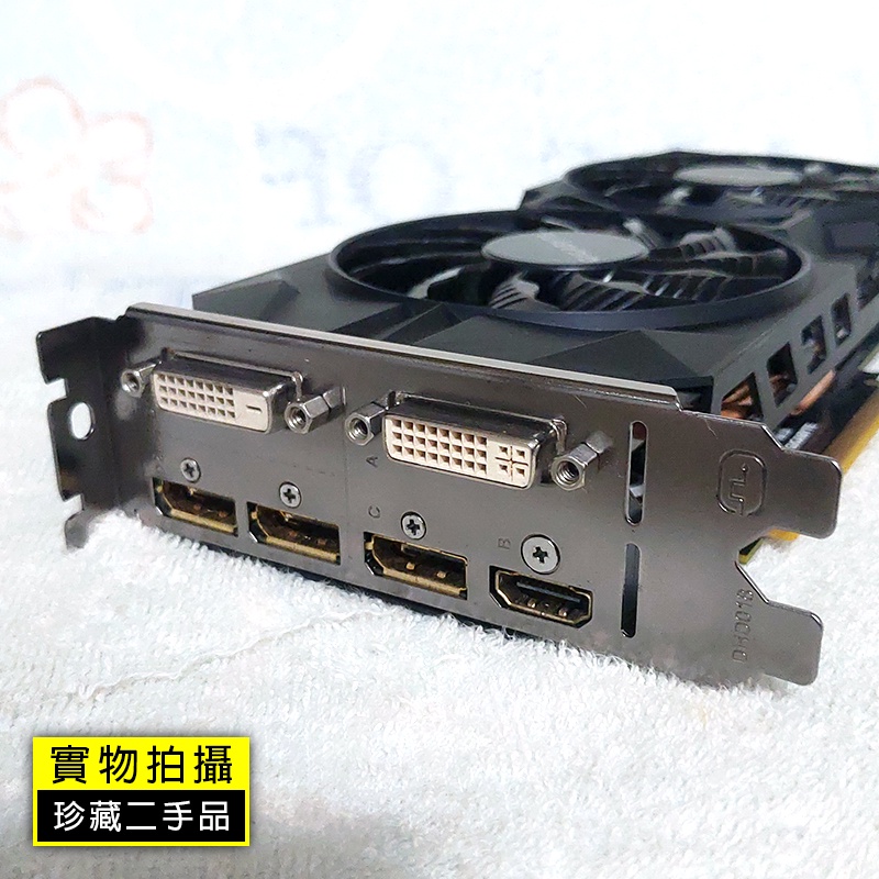 GIGABYTE 技嘉 GTX 960 4G GV-N960WF2OC-4GD 顯卡 (效能優於GTX1050 Ti)