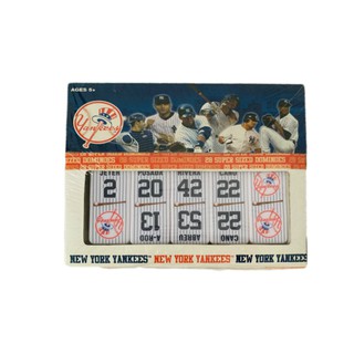 [現貨]骨牌桌遊紙盒組 配對接龍益智遊戲 紐約洋基NY Yankees 美國職業棒球親子遊戲 生日交換禮物