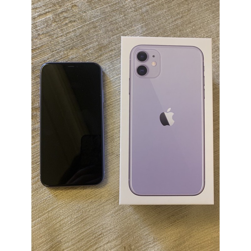 iPhone 11 256G紫 9成新二手
