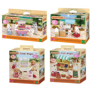 Sylvanian Family森林家族 森林水果 推車 糖果 推車 冰淇淋 餐車 生日禮物 現貨