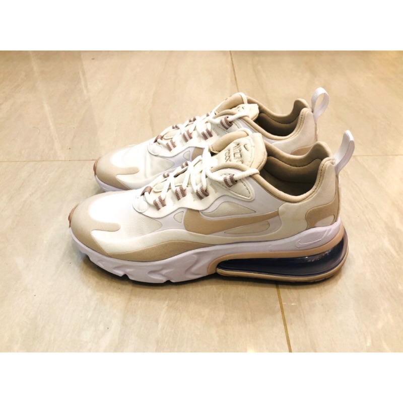 【Fashion SPLY】Nike Air Max 270 React 奶茶色 米色 氣墊 增高 CJ0619-102