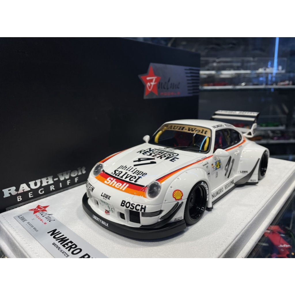 吉華科技＠ 1/18 FuelMe Porsche 911 (993) NUMERO RESERVE Shell #41