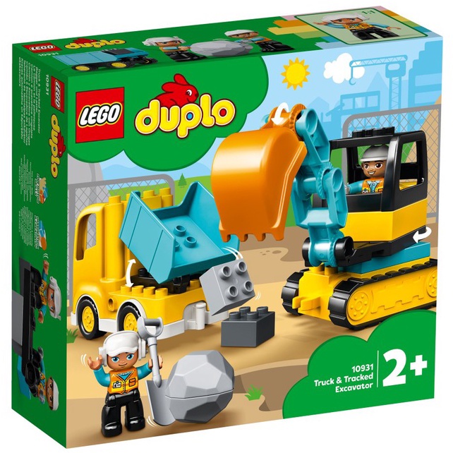 【台中OX創玩所】 LEGO 10931 得寶系列 卡車＆挖土機 DUPLO 大顆粒 樂高