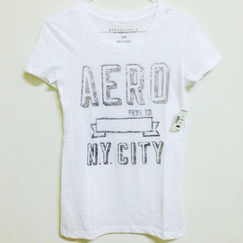 全新❄️AEROPOSTALE美國購入 / S 白色/女生短T恤 Aero