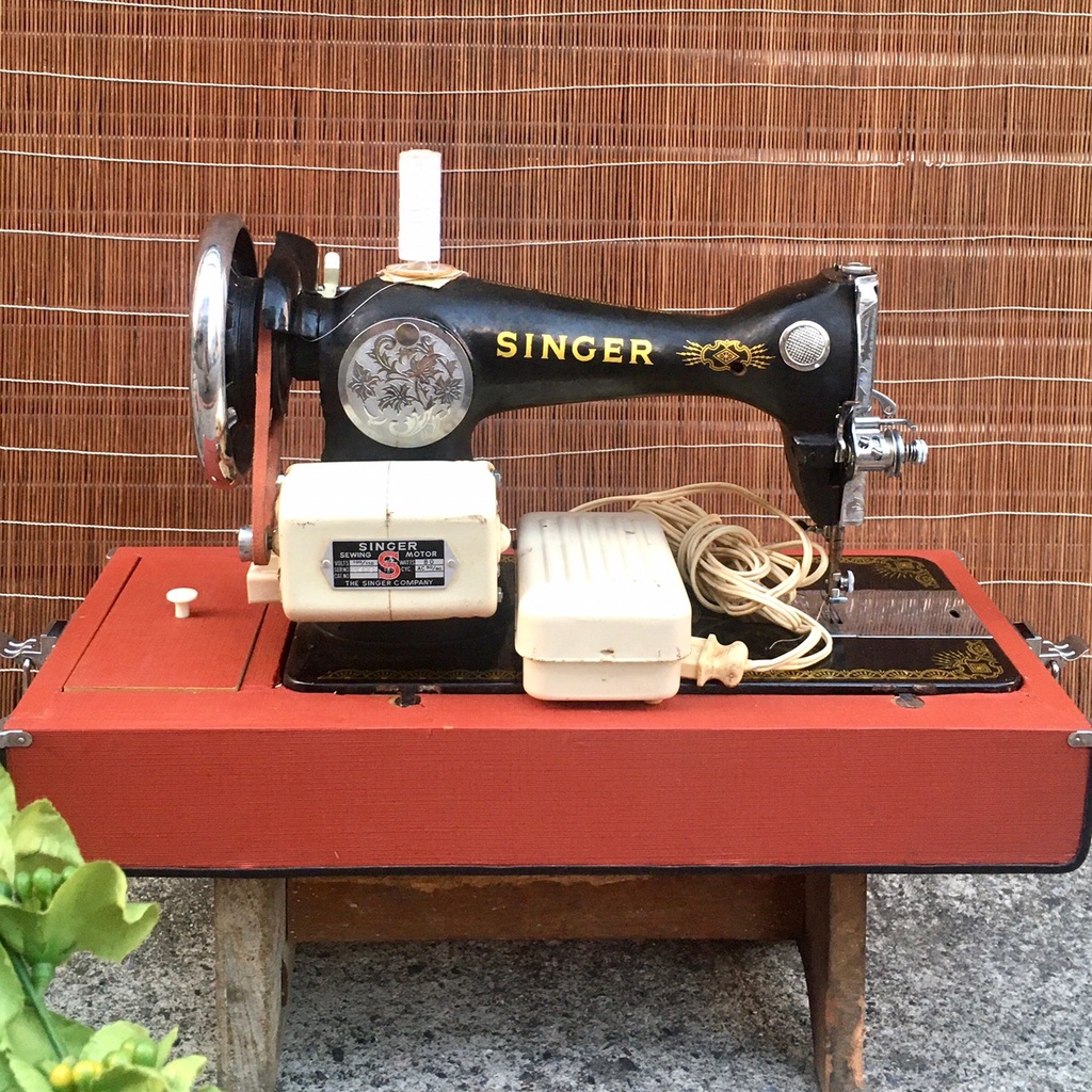 早期 勝家 SINGER 裁縫車 黑色裁縫車 針車 古董裁縫車 古董縫紉機 縫紉機 古董針車 裁縫機