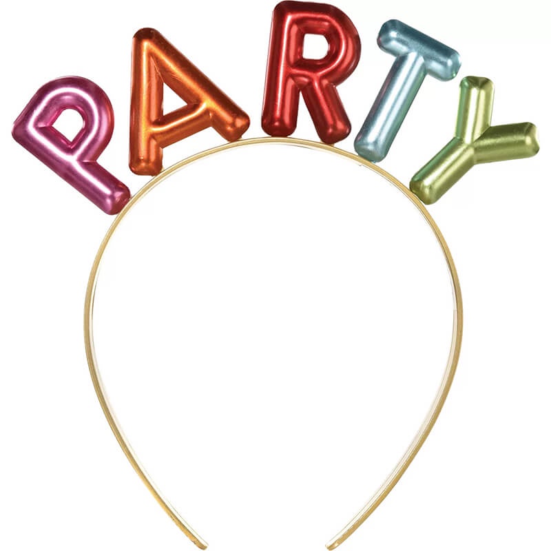 派對城 現貨【華麗髮箍1入-PARTY】 歐美派對 髮箍 生日派對 派對穿戴 派對帽 生日派對 拍攝道具
