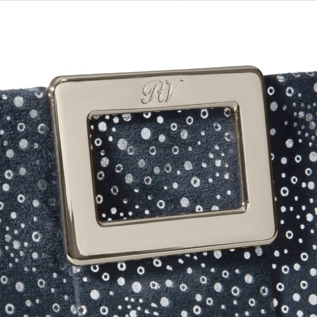 Roger Vivier Belle Vivier Clutch in Suede