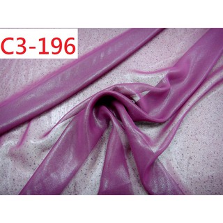 布料 細緻銀珠光雪紡布 (特價10呎300元)【CANDY的家】C3-196 春夏細緻暗紫紅銀珠光雪紡上衣洋裝料