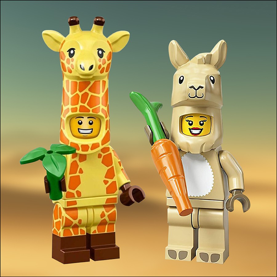 現貨【LEGO PLAYER】LEGO 樂高 71027 7_羊駝女孩 &amp; 71023 4_長頸鹿人
