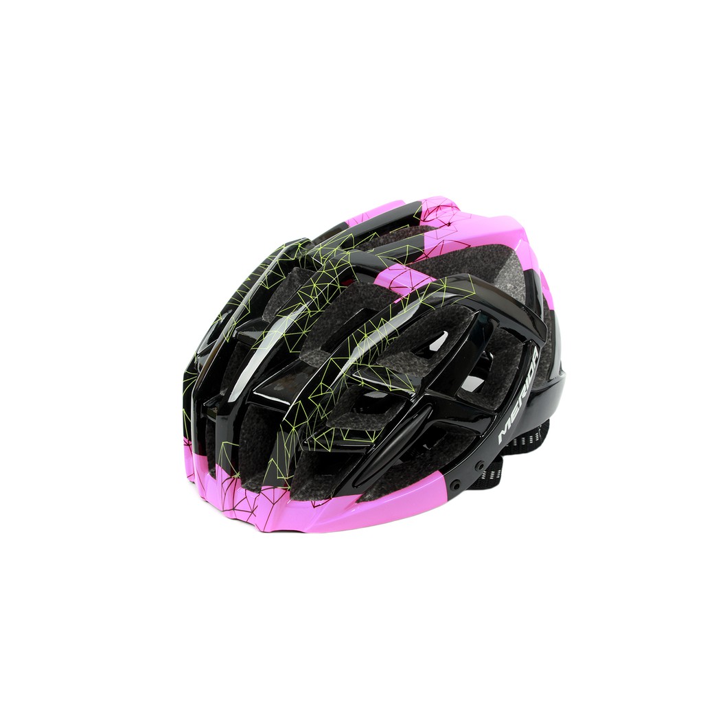 美利達 自行車安全帽  MJL-8105/黑粉【輕量單車】腳踏車安全帽 公路車安全帽