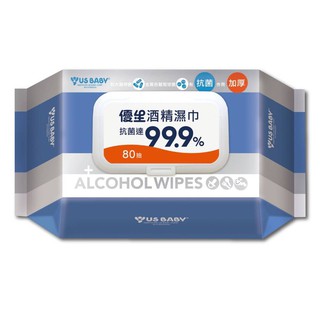<箱購免運>優生酒精濕巾/濕紙巾/酒精擦超厚型80抽*24包/箱【魯魯百貨】