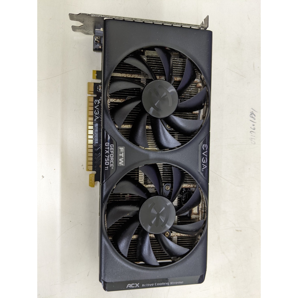 (如圖)艾維克 EVGA GTX750 TI 2GB 顯示卡 二手良品 售$1100元/張