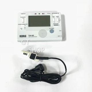 KORG 調音節拍器 TM-60 與CM-200 TM-60C 拾音夾白色 調音節拍器 含拾音夾 TM60C
