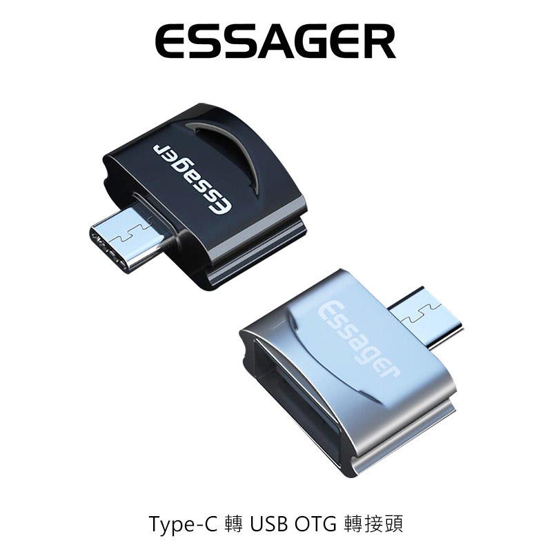 Essager Type C 轉usb Otg 轉接頭可接入隨身碟 手機須支援type C Otg 蝦皮購物