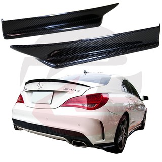 KP擎利國際 BENZ W117 CLA 250 45 AMG套件專用 碳纖維後定風翼 後保桿定風翼(外銷熱賣商品)