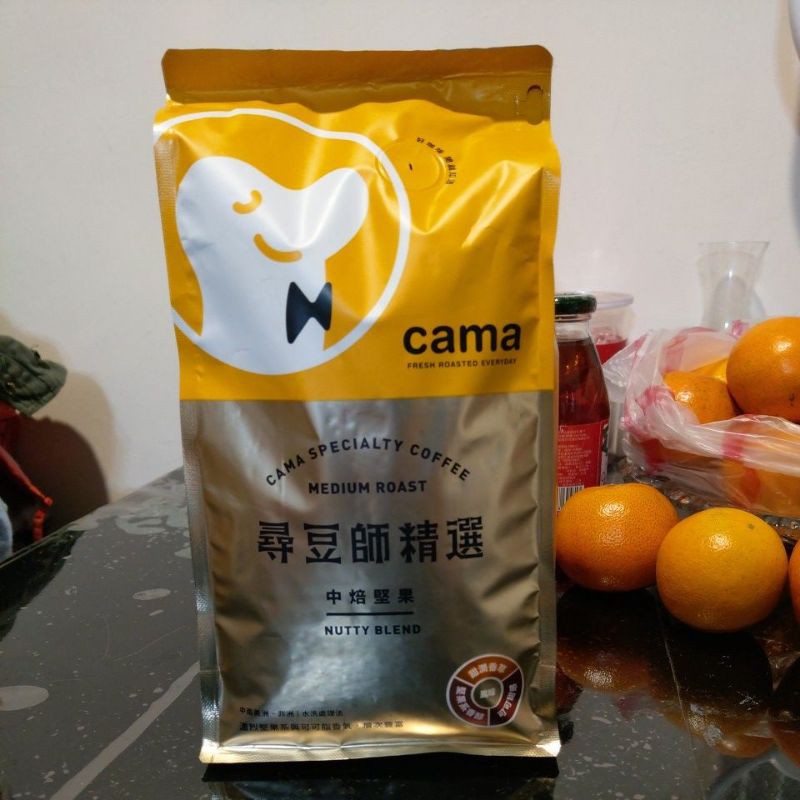 效期110.12.12 cama 咖啡豆 100%阿拉比卡咖啡豆 中焙堅果 cama咖啡豆 約454g 新北市新莊可面交