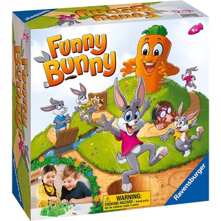 【正版桌遊】兔寶寶歷險記－美版。鼴鼠新版 Ravensburger Funny Bunny。兔子越野賽