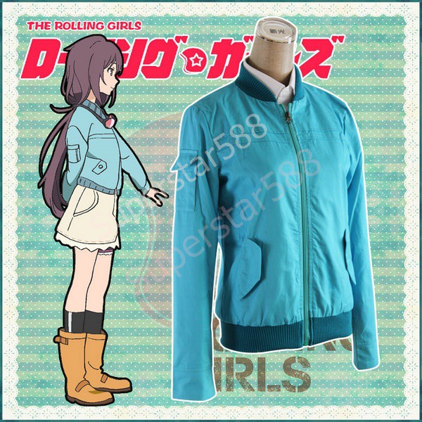 星動漫 翻轉少女森友望未cos服望助cosplay女裝外套淺藍色外套 蝦皮購物