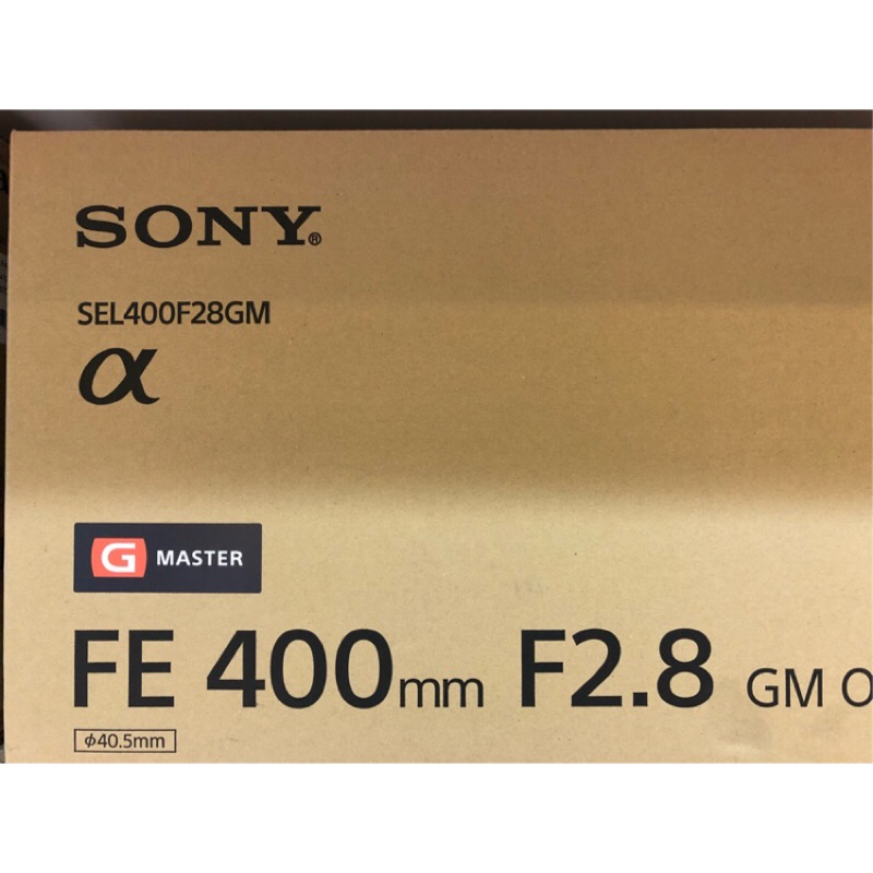 『樂攝屋』現貨 Sony 公司貨 FE 400mm F2.8 GM OSS〔SEL400F28GM〕