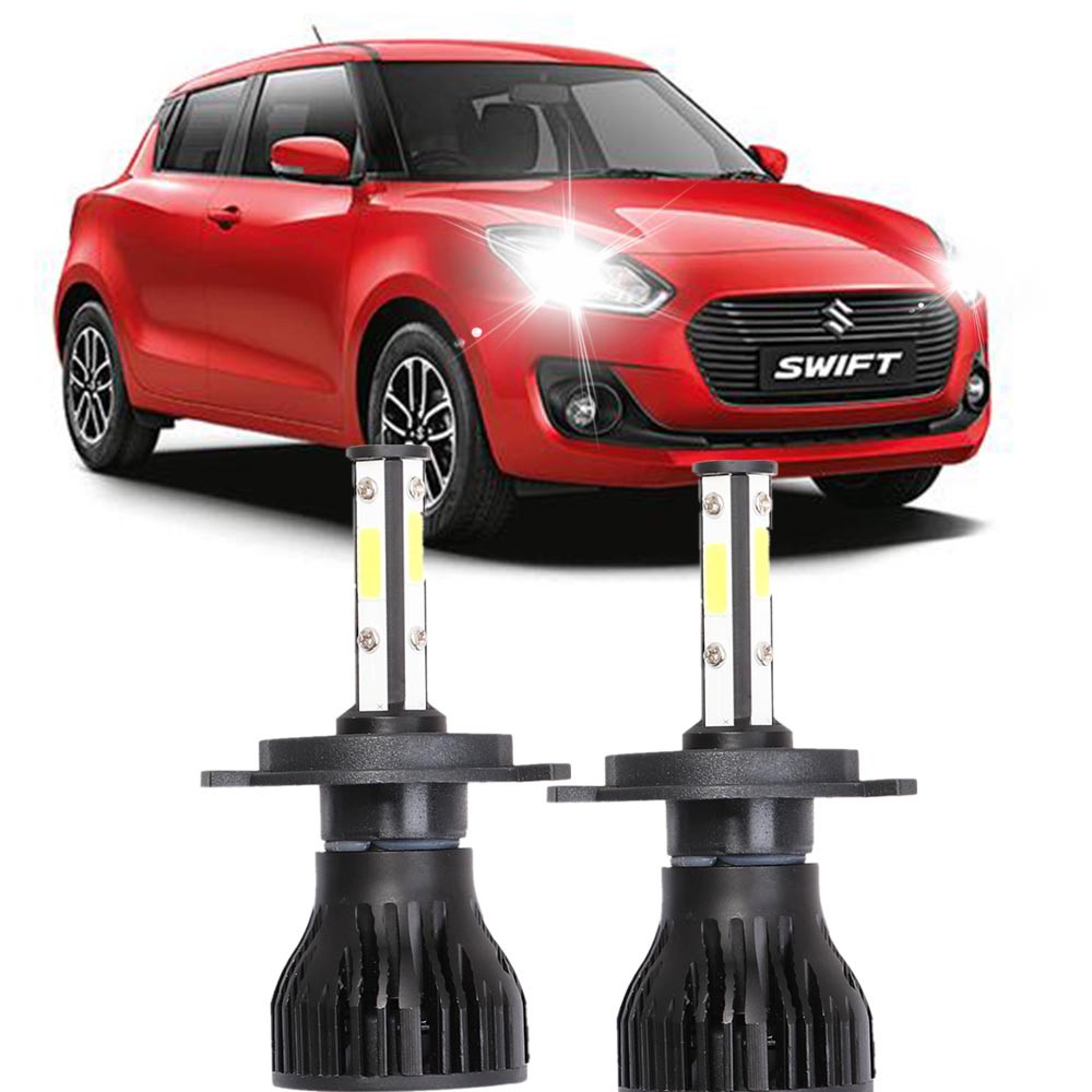 2pc 鈴木swift V Az 年17 21 年的高亮6000k 白色h4 Led 高近光頭燈大燈 蝦皮購物