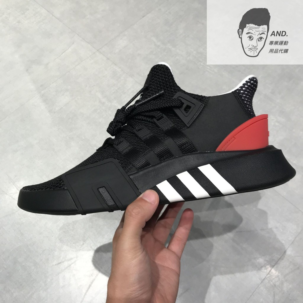 【AND.】ADIDAS ORIGINALS EQT BASK ADV 黑紅 輕量 二代 慢跑 休閒 男款 AQ1013