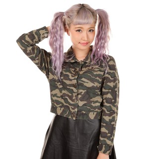 CO&LU女裝 【 BASIC 軍風 釘釦 短版夾克外套 】限量優惠 C151BJ-J066 官方全新品