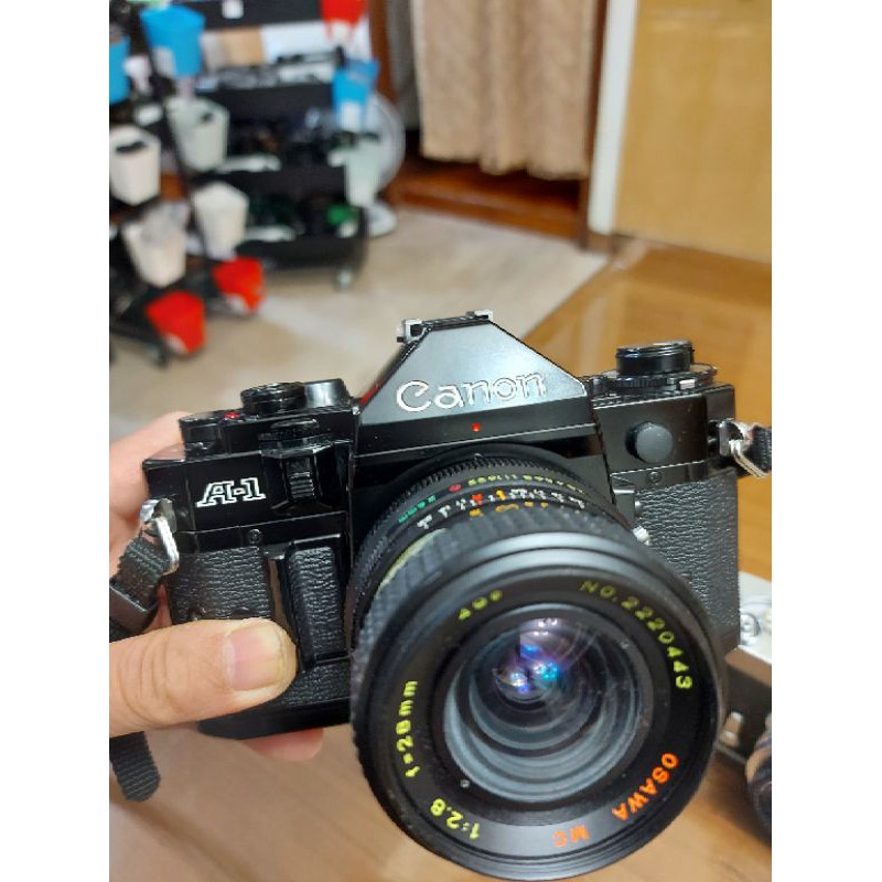 Canon A1 底片相機機皇＋Osawa FD 28mm F2.8街拍鏡