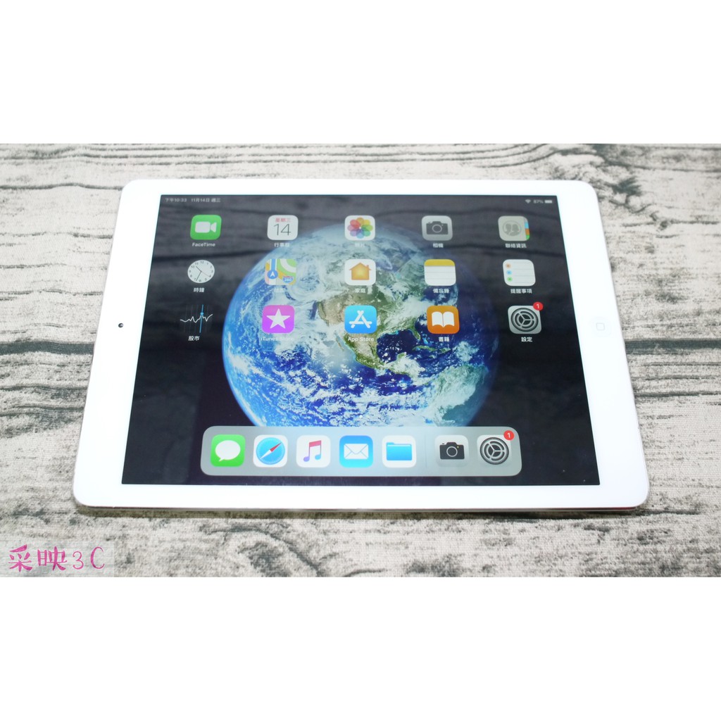 Apple iPad Air 32G Wi-Fi+Cellular A1475 銀色