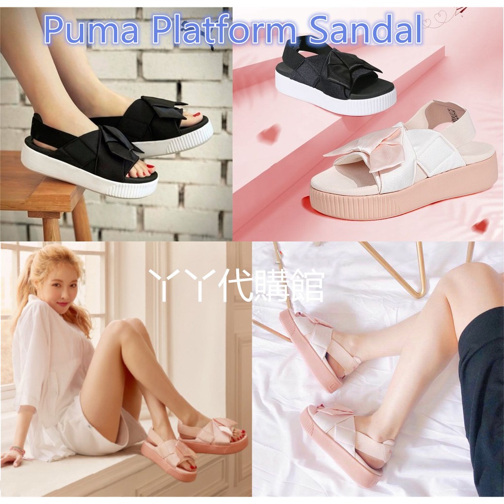 puma platform sandal