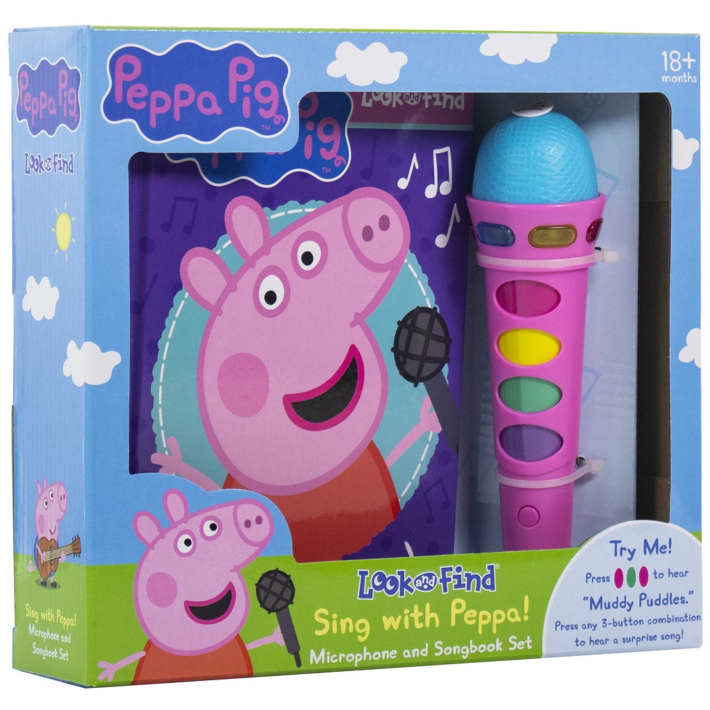 👍正版空運👍美國專櫃 粉紅豬小妹 佩佩豬 Peppa Pig 故事書 麥克風 玩具