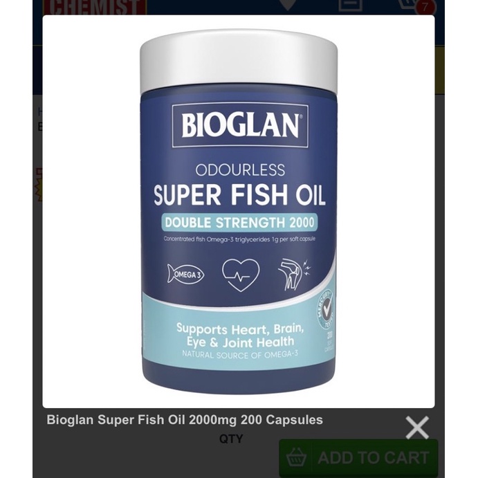 // 蘇姬在澳洲// bioglan 魚油// 200粒