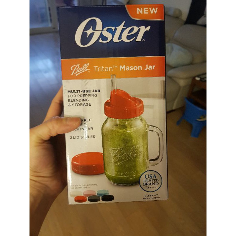 美國 OSTER Ball Mason Jar 隨鮮瓶果汁機 梅森瓶 隨手杯