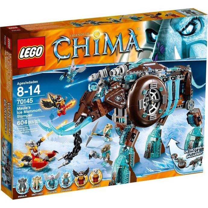 LEGO CHIMA 系列 70145 Maula 冰雪長毛象裝甲車（已絕版）