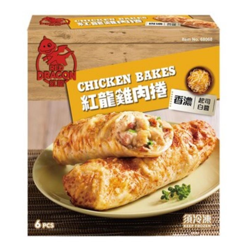 Costco線上代購  免運  紅龍 冷凍雞肉捲 220公克 X 6入
