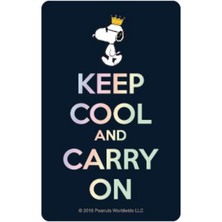 Snoopy 史努比 一卡通 cool star (keep cool and carry on)
