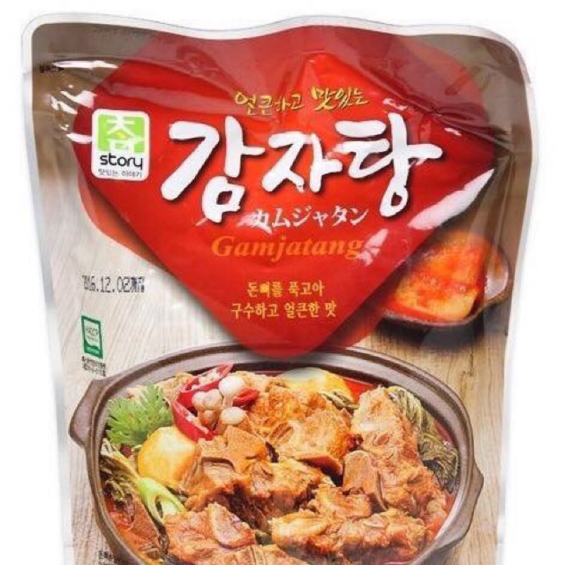 韓式-馬鈴薯豬骨湯1KG     即食品