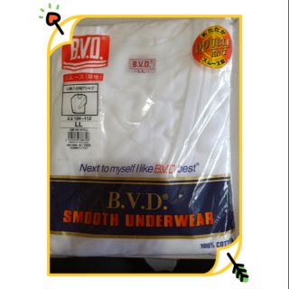 日本BVD-厚地純棉衛生衣（V領8分袖）特價品