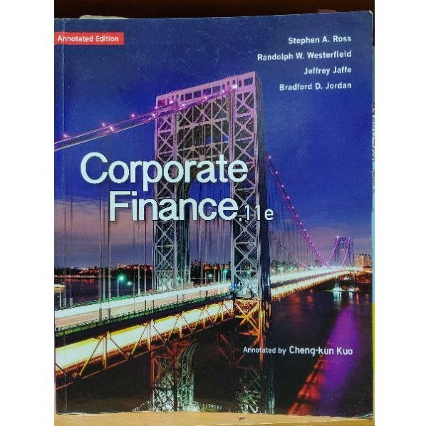 Corporate Finance 財務管理 財管 11版 二手書