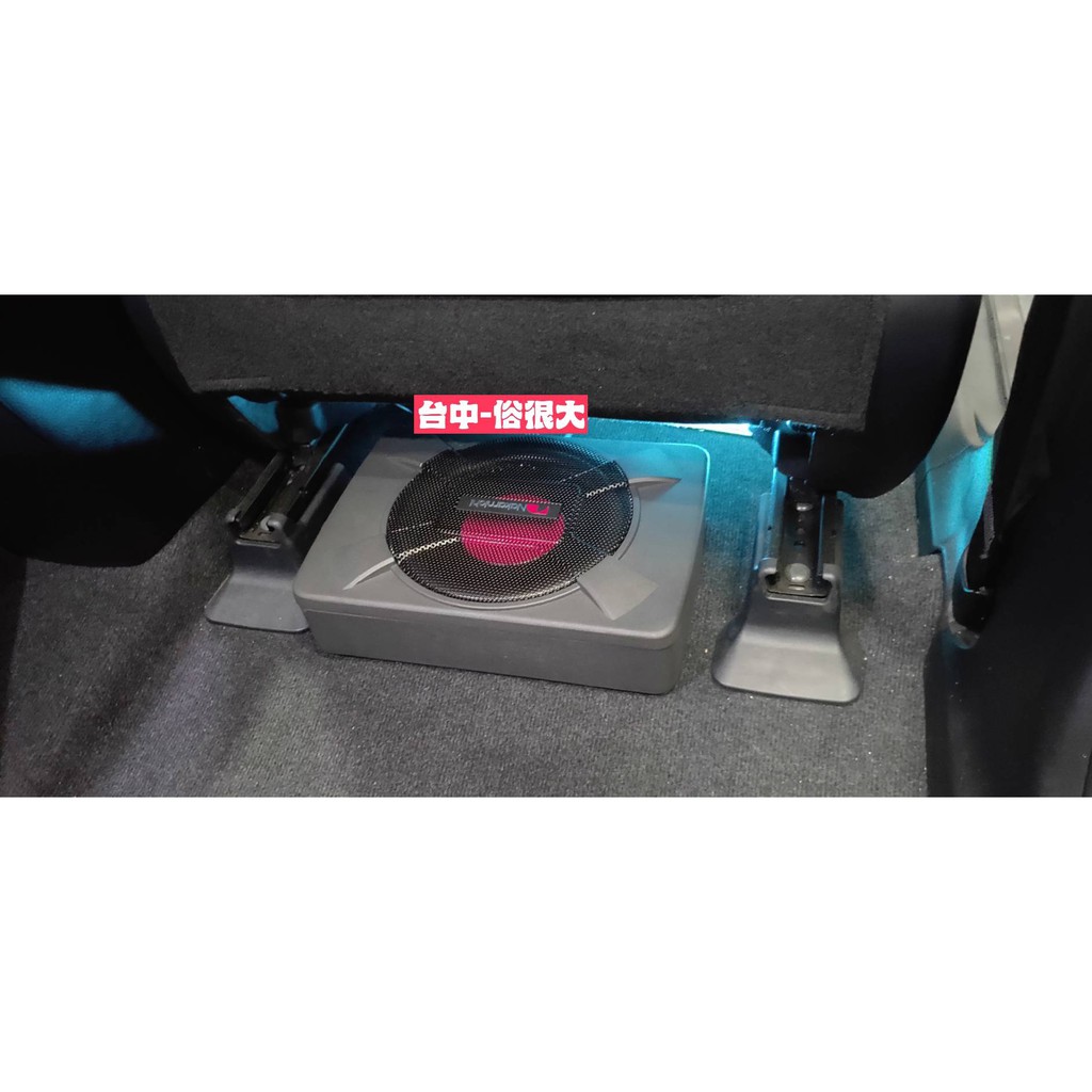 俗很大~日本中道 Nakamichi NBF08A 8吋超薄型主動式重低音 (豐田 TOYOTA-RAV4實裝車)