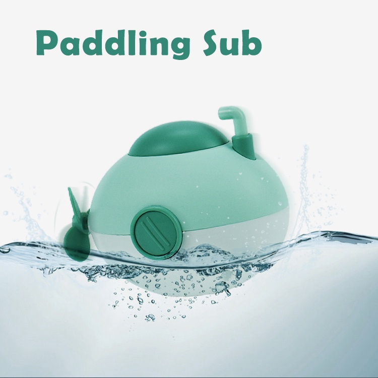 嬰兒沐浴玩具卡通戲水潛水艇發條發條水上玩具