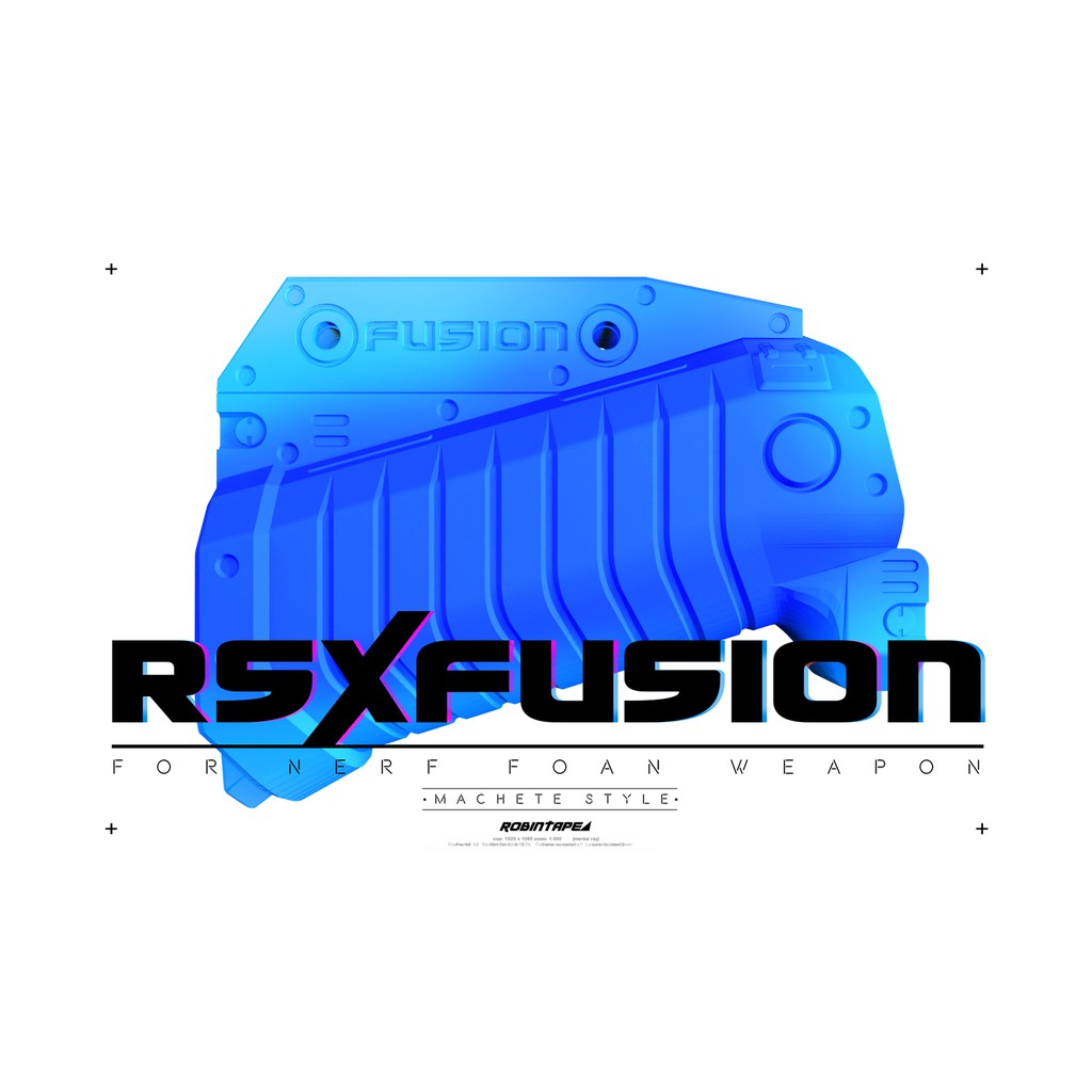 NERF RSX FUSION 戰術刺刀套件 殭屍大砍刀 (生存遊戲 改裝 進戰 自由模組)