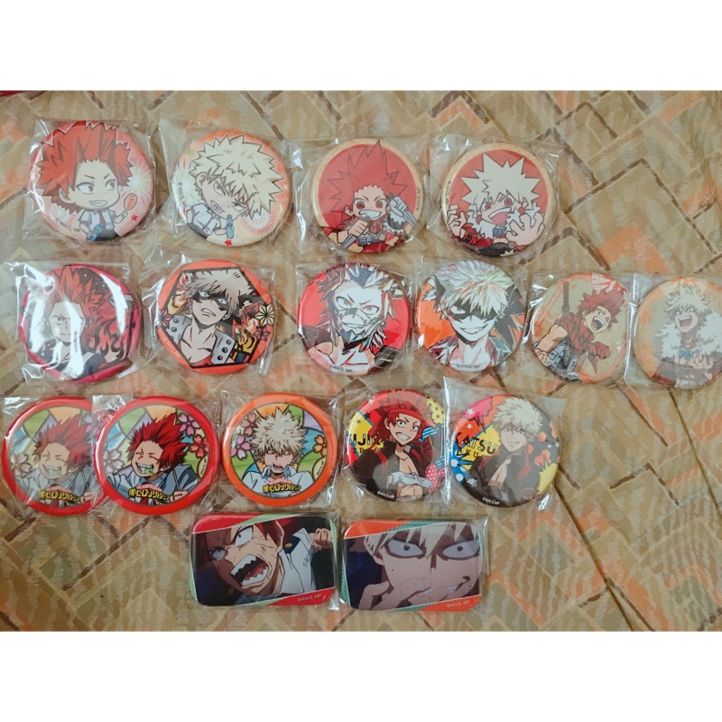 MHA 我的英雄學院 切島鋭兒郎 爆豪勝己 徽章 集合賣場
