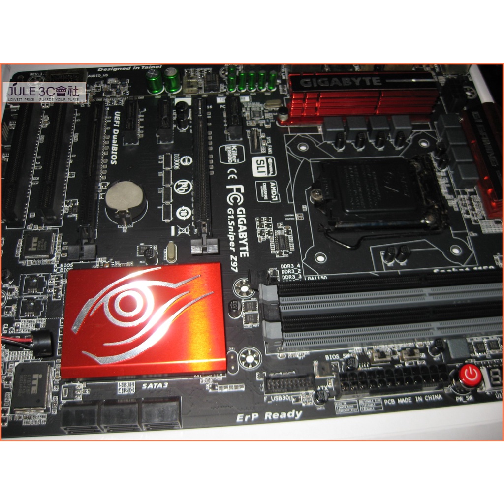 JULE 3C會社-技嘉 G1.Sniper Z97 Z97/DDR3/電競/良品/環繞音效/ATX/1150 主機板