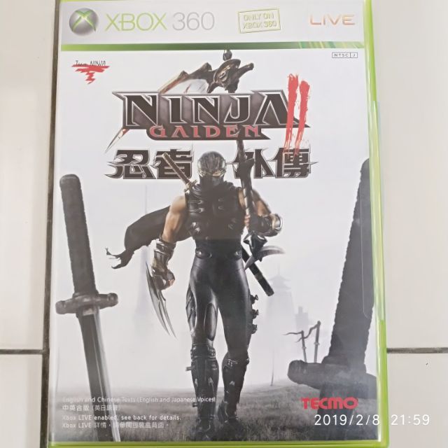 XBOX 360 二手遊戲，忍者外傳2