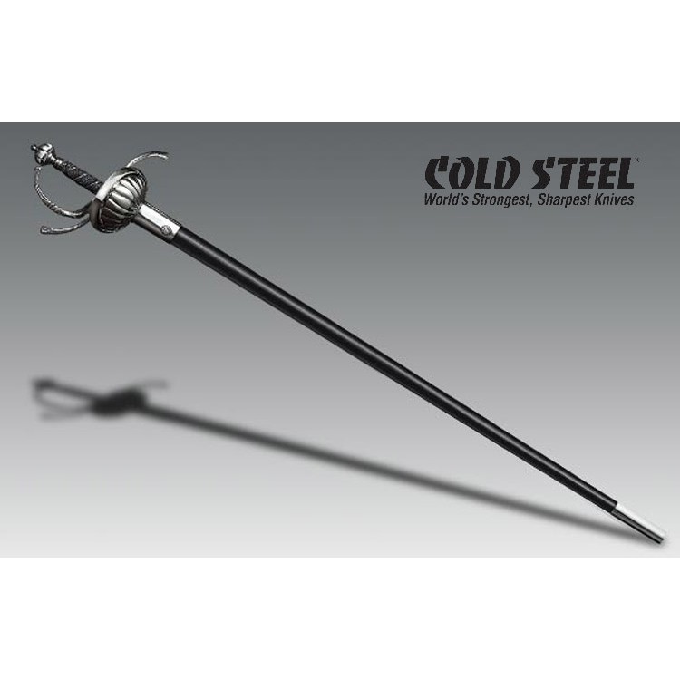 【angel 精品館 】Cold Steel 14世紀菱形護手彎曲造型細長西洋劍 88CHR