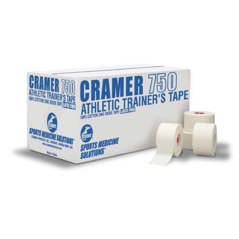 美國克拉瑪750教學用貼布 Cramer 1.5吋 運動白貼 單卷下標賣場